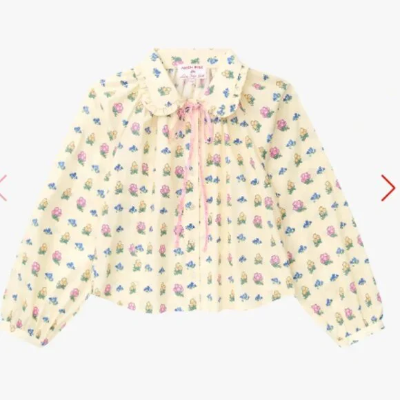 Wimbledon Top Lisa Says Gah - Ivory Garden - Picture 3 of 6